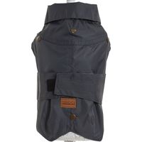 Manteau 80 cm: Manteau pour chien gris MONTRÉAL imperméable avec doublure polaire amovible