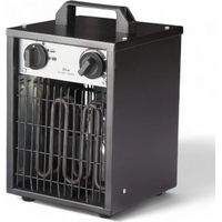 Generatore di aria calda elettrico potenza 2 kW per riscaldamento ambienti interni altezza 35 cm larghezza 25 cm peso 3.8 kg