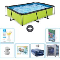 Exit-toys Piscina Exit Rettangolare - 300x200x65 cm - 7-pezzi S286