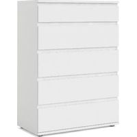 Tvilum Nova Cassettiera 5 Cassetti Stile Scandinavo Da Assemblare colore Bianco