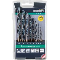 Alpen Hss Sprint Master Coffret de perçage 10 pièces