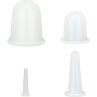 Cupping Cup - Silicone Vacuum Massage Cup Set - For Body Face Back Legs - Anti-Cellulite Therapy - 6 Pieces
