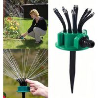 Arroseur de pelouse réglable à 360 degrés pour système d'irrigation de pelouse, arroseur de pelouse extérieur de jardin