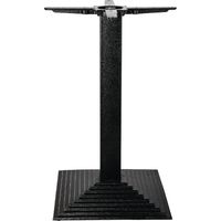 Bolero CE153 passo base tavolo quadrato in ghisa, nero