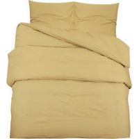 Ensemble de housse de couette Taupe 200x200 cm Microfibre