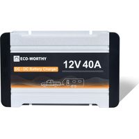 ECO-WORTHY Chargeur de Batterie DC vers DC 12V 40A Régulateur de Panneau Solaire MPPT, Contrôleur pour Batterie Lifepo4, Gel, AGM, Chargeur pour Les Camping-Cars, remorques, Bateaux