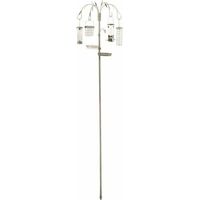 Traditional 4 Arm Wild Willow Wild Bird Feeding Station includes Metal Feeders for Seeds, Peanuts, Suet Balls, Suet Cakes Bird Feeder Seed Tray, Water Bath Hanging Brackets