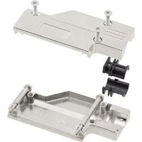 Capot SUB-D 9 pôles MH Connectors 6560-0501-01 métal 90 ° argent 1 pc(s) A971311