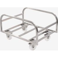 Chariot Inox pour Bac Grand Volume - Gilac