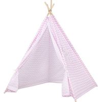 Tenda Tipi rosa a zigzag da solo