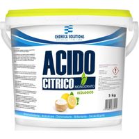 Acido Citrico Monoidrato E330 Anticalcare Disincrostante 5KG CHEMICA SOLUTIONS