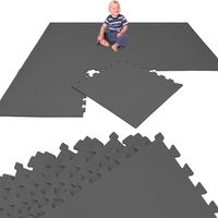 8 Pezzi Tappeto Gioco Bambini - Piastrelle Puzzle EVA 50x50 Pavimento Protettivo