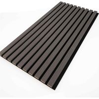 Paneles de pared 4 uds. 80 x 40 cm Gris oscuro WallArt