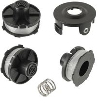 Applicable de Fil de Rechange pour Makita 196146-9/195858-1, Fil de rechange Makita Akkusence 18 V DUR181Z, DUR181RF, DUR181RF, DUR181 Long 8m, Ø1,60 mm(3 Bobine+1 Capuchon+1 Ressort)