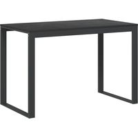Scrivania per Computer Nera 110x60x73 cm in Legno Multistrato vidaXL