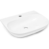 Swiss Aqua Technologies Brevis Lavabo suspendido con orificio para grifería, 50x38,5x12cm (SATBRE5038R)
