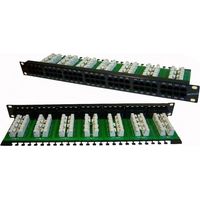 Decelect PA1956RJ451USO 19" werkzeugloses RJ45-Tel-Patchpanel 56 Ports