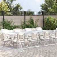 Bâche de protection - Bâche de jardin transparente avec œillets 4x6 m polyéthylène fr1242 - Maison La Vie