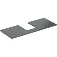 Geberit ONE Plaque de lavabo, découpe au centre, pour lavabo à