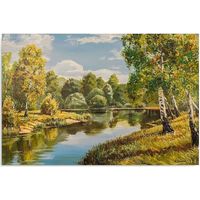 Tableau la rivière - 120 x 80 cm