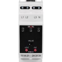 Relais de tension zamel pvm-31 montage rail TH35 asynchrone