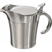 Sauciere „Hot Dip“ mattierter Edelstahl 0,4L ideal zum Warmhalten von Soßen