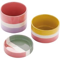 Sharing Summer Set De 3 Bols En Gres 10x10x17cm - Livwise Point Virgule