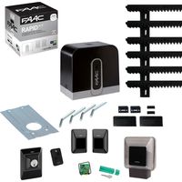 FAAC C720 RAPID KIT 1059995 400 kg 24v 6mt Cremagliera Automazione Cancello Scorrevole