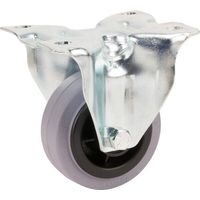 Bockrolle mit schwarzem Gummireifen TENTE 3478PIR080P62