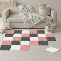27 Piezas Alfombra Bebé - 30x30 Colchoneta Espuma EVA - Suelo Puzzle para Niños