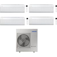 Samsung Climatizzatore Quadri Split Windfree Elite S2 12+12+12+12 BTU con AJ100TXJ5KG/EU Inverter R-32 Wi-Fi Classe A++