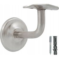 Support de rampe - Kit de montage - Finition satinée - Métal émaillé - Pour rampes rondes - Design élégant