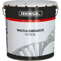 Vernice Smalto TEKNICA per Piscine-fontane-vasche al Clorocaucciù 2,5 Lt Bianca