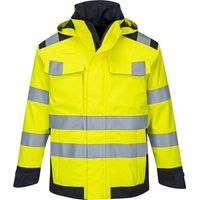 Veste De Pluie Modaflame Arc électrique Couleur : Jaune/marine Taille Xl - Portwest