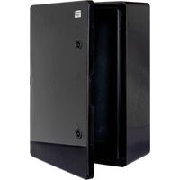 Boxexpert Fleet caja de instalación mural negra 50x35x19 mm