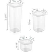 Set di scatole portaoggetti Set Bianco