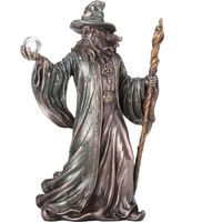 Figurine de magicien en résine de la collection classique - Décoration exclusive pour votre maison