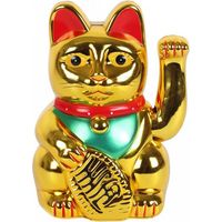 Chat Argent Très Doré - 15cm- Vendu par 1