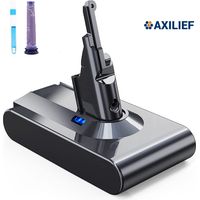 Axilief – Batterie lithium-ion 6000mAh 21.6V pour aspirateur Dyson V8 Animal – Performance optimale – Compatibilité étendue avec modèles V8