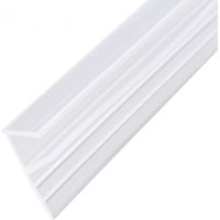 Dichtungsstreifen Rahmenlose Glasduschtür Boden Seiten Fegen F-Typ 1/2 "Glas, Tropfschiene