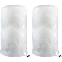 2 Stück Frostschutz für Pflanzen Schutzhaube 140×200cm Weiß, Winterschutz für Pflanzen Frostschutz, Pflanzenschutz Winter, Frostschutz Pflanzen Winter, Gartenvlies Olivenbaum Jutesack Reißverschluss