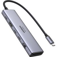 Ugreen Revodok 7-in-1 Hub/Adapter: USB-C auf 2x USB-C 3.2, USB-A 3.2, HDMI 4K 60Hz, SD/TF, PD 100W