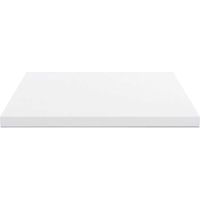 Piano lavabo rettangolare truciolare bianco 100x47x4H
