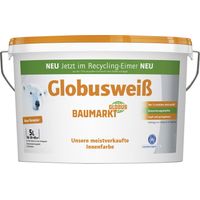 Globusweiß Wandfarbe weiß matt 5L Innen