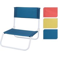 Chaise De Plage Pliante Probuilder Pliable, Métallique, Compacte, Couleurs Assorties - Probuilder