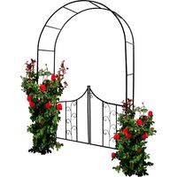 Gartenlinie - Metall-Rosenbogen - stabil - 138x40x240 cm