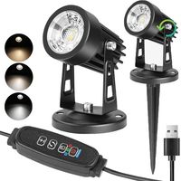 Projecteur LED 5 W pour plantes d'intérieur, 3 modes de couleur, câble de 1,8 m - Un cadeau abordable