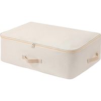Aufbewahrungstasche für unter das Bett, wasserdichte Kleidersack zum Verpacken von Kleidung-Extended Beige