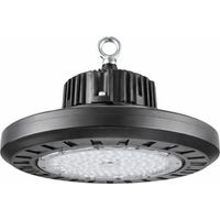 KonikS2 ECO Industrielle UFO-LED-Hallenleuchte 95W 12500lm IP65 Ø30x7,6cm Grau 50000H SECOM