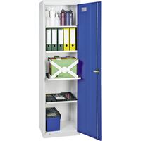 Stumpf Gabinete para herramientas y materiales Serie 3000 gris claro / azul genciana + 4 estantes extraíbles - 3005074